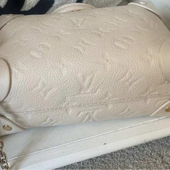 Louis Vuitton white monogram empriente petite Malle Souple - Picture 6 of 12